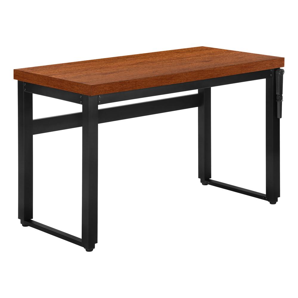 Computer Desk, Home Office, Standing, Adjustable, 48L, Work, Laptop. Picture 1