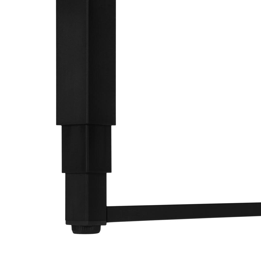 Computer Desk, Home Office, Standing, Adjustable, 48L, Work, Laptop. Picture 9