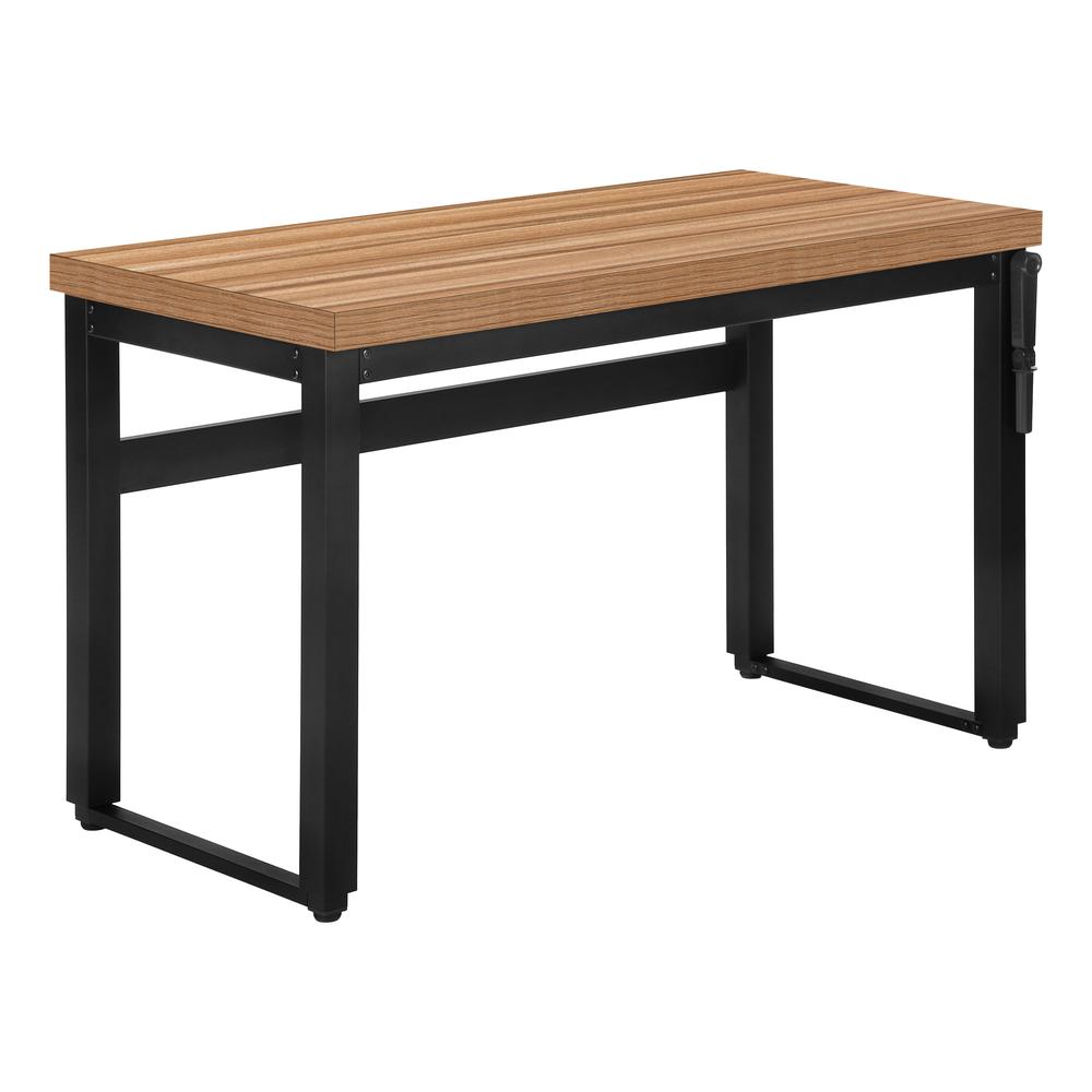 Computer Desk, Home Office, Standing, Adjustable, 48L, Work, Laptop. Picture 1