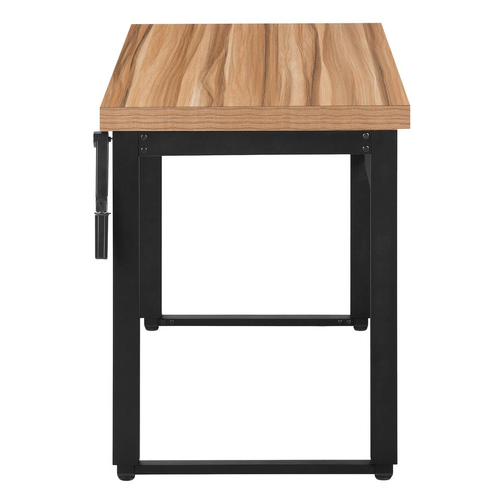 Computer Desk, Home Office, Standing, Adjustable, 48L, Work, Laptop. Picture 4