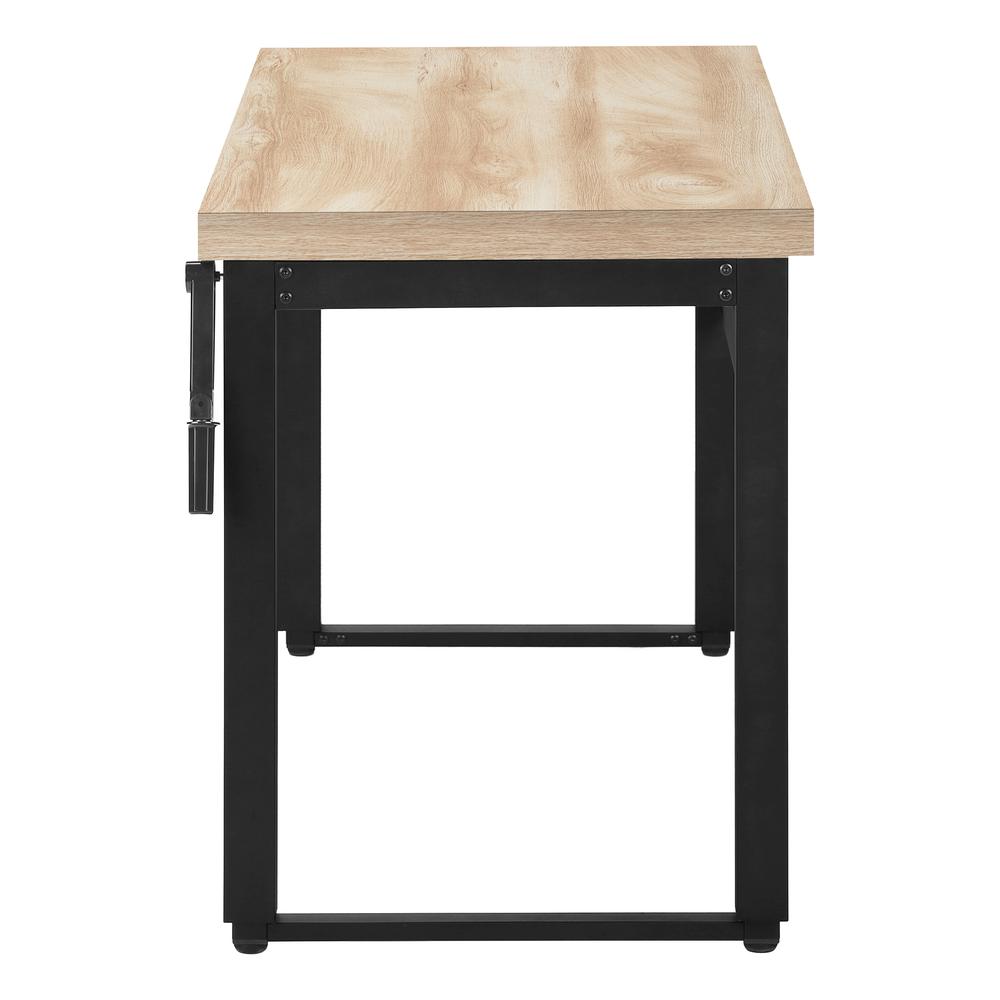 Computer Desk, Home Office, Standing, Adjustable, 48L, Work, Laptop. Picture 4