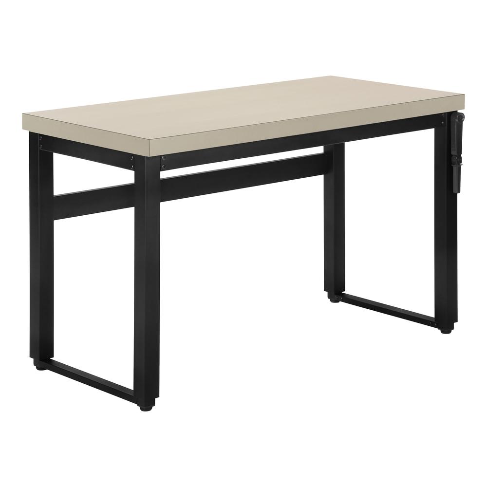 Computer Desk, Home Office, Standing, Adjustable, 48L, Work, Laptop. Picture 1