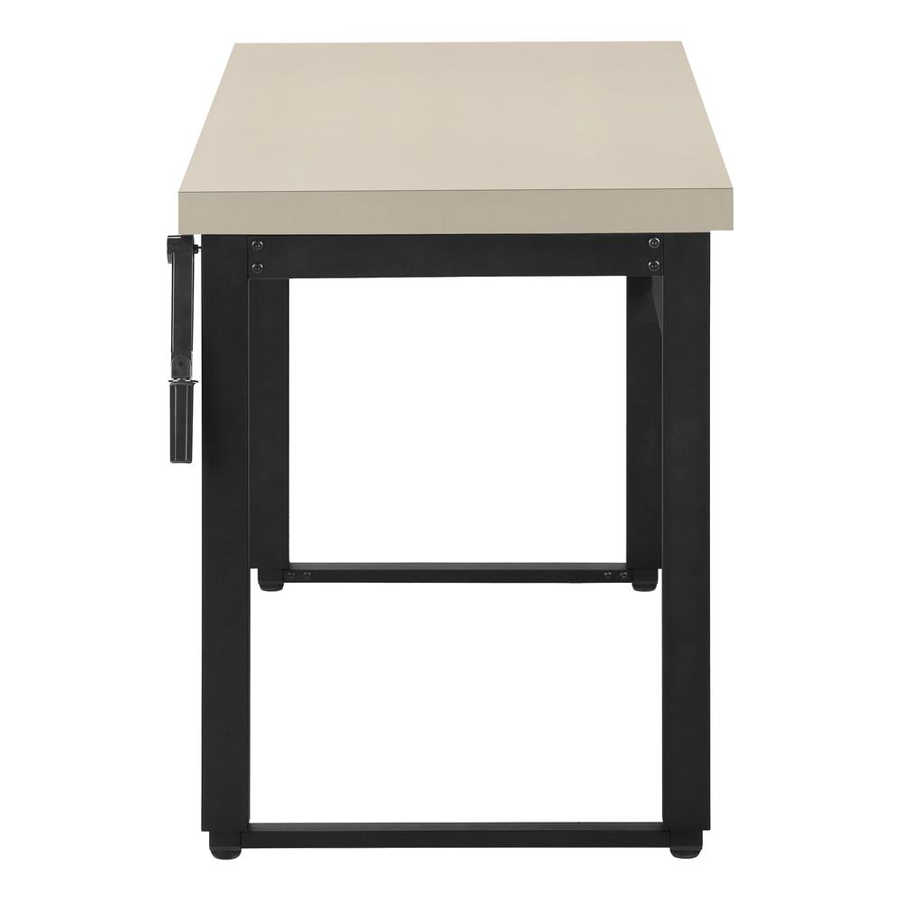 Computer Desk, Home Office, Standing, Adjustable, 48L, Work, Laptop. Picture 4