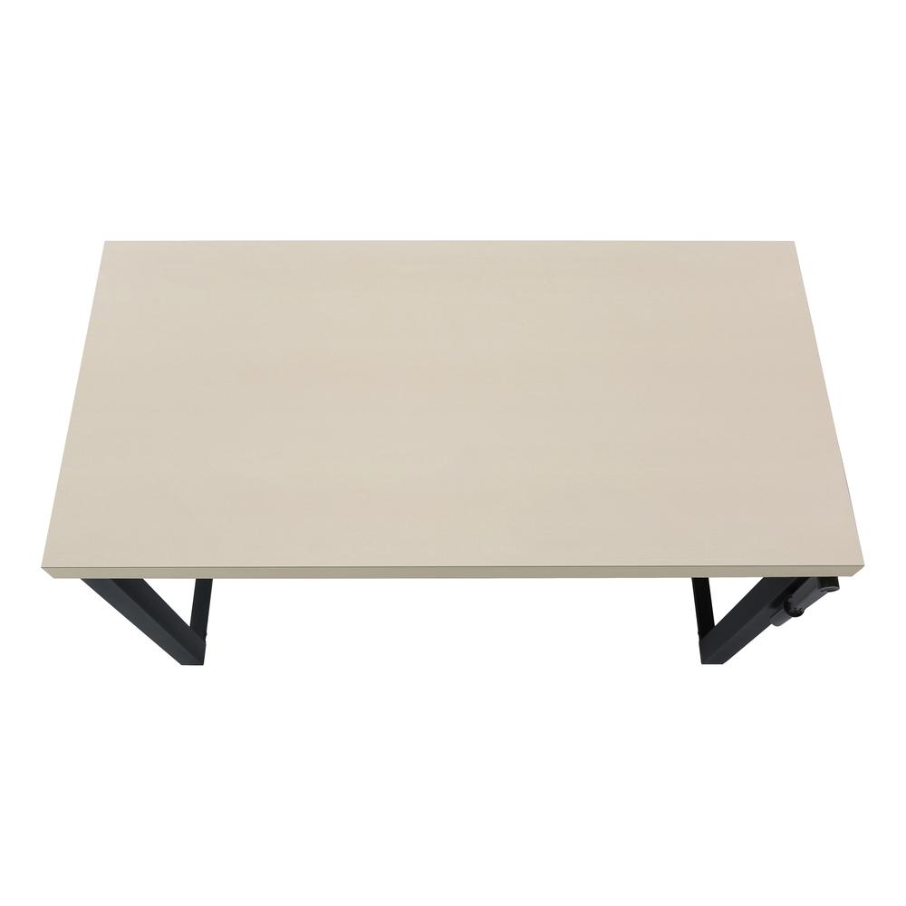 Computer Desk, Home Office, Standing, Adjustable, 48L, Work, Laptop. Picture 6