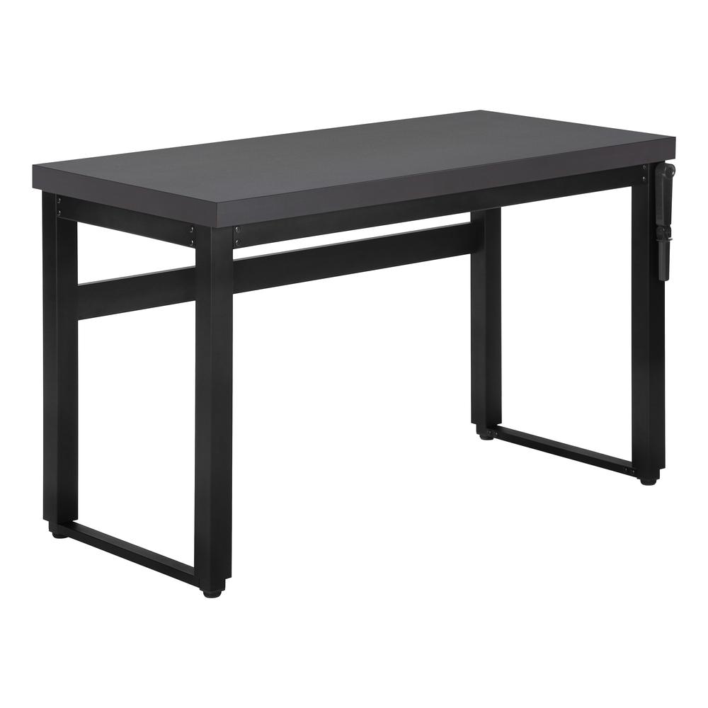 Computer Desk, Home Office, Standing, Adjustable, 48L, Work, Laptop. Picture 1