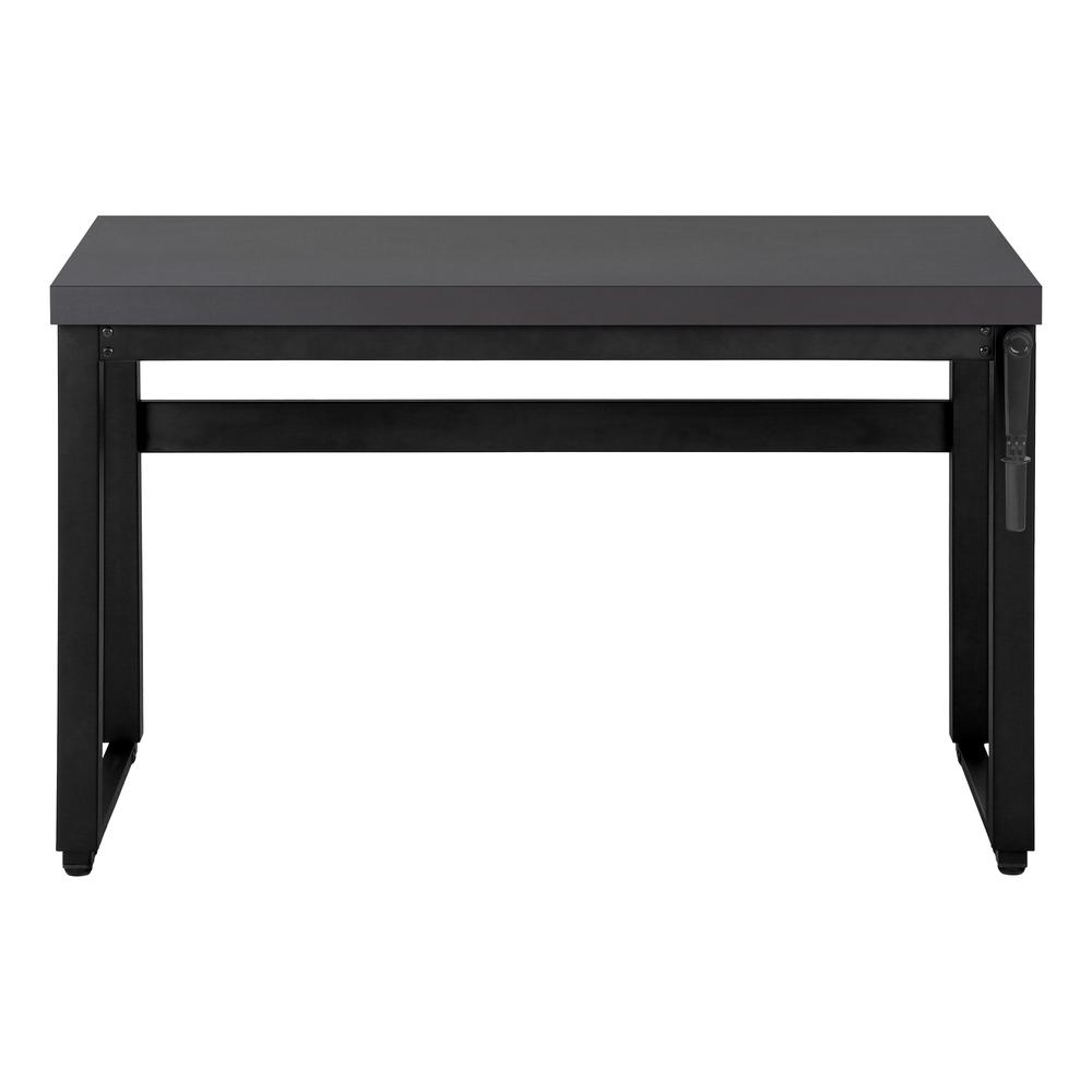 Computer Desk, Home Office, Standing, Adjustable, 48L, Work, Laptop. Picture 3