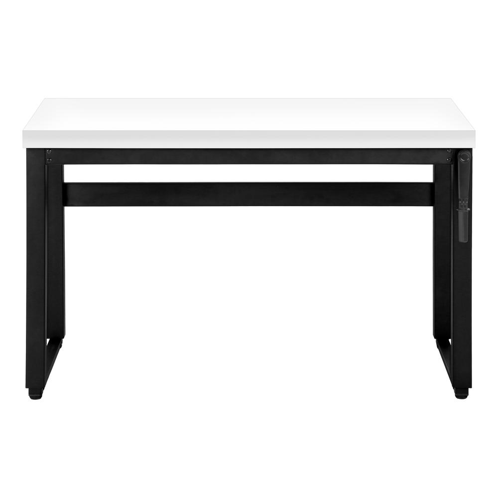 Computer Desk, Home Office, Standing, Adjustable, 48L, Work, Laptop. Picture 3