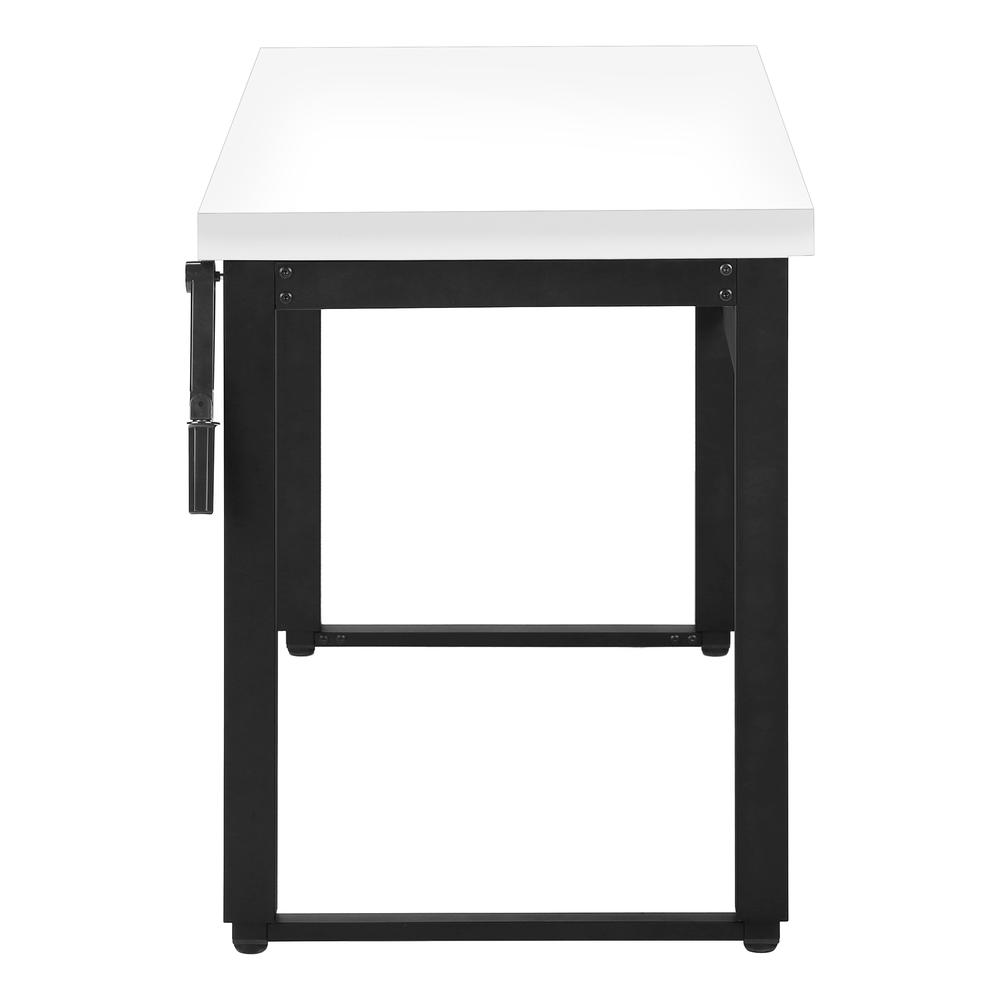 Computer Desk, Home Office, Standing, Adjustable, 48L, Work, Laptop. Picture 4