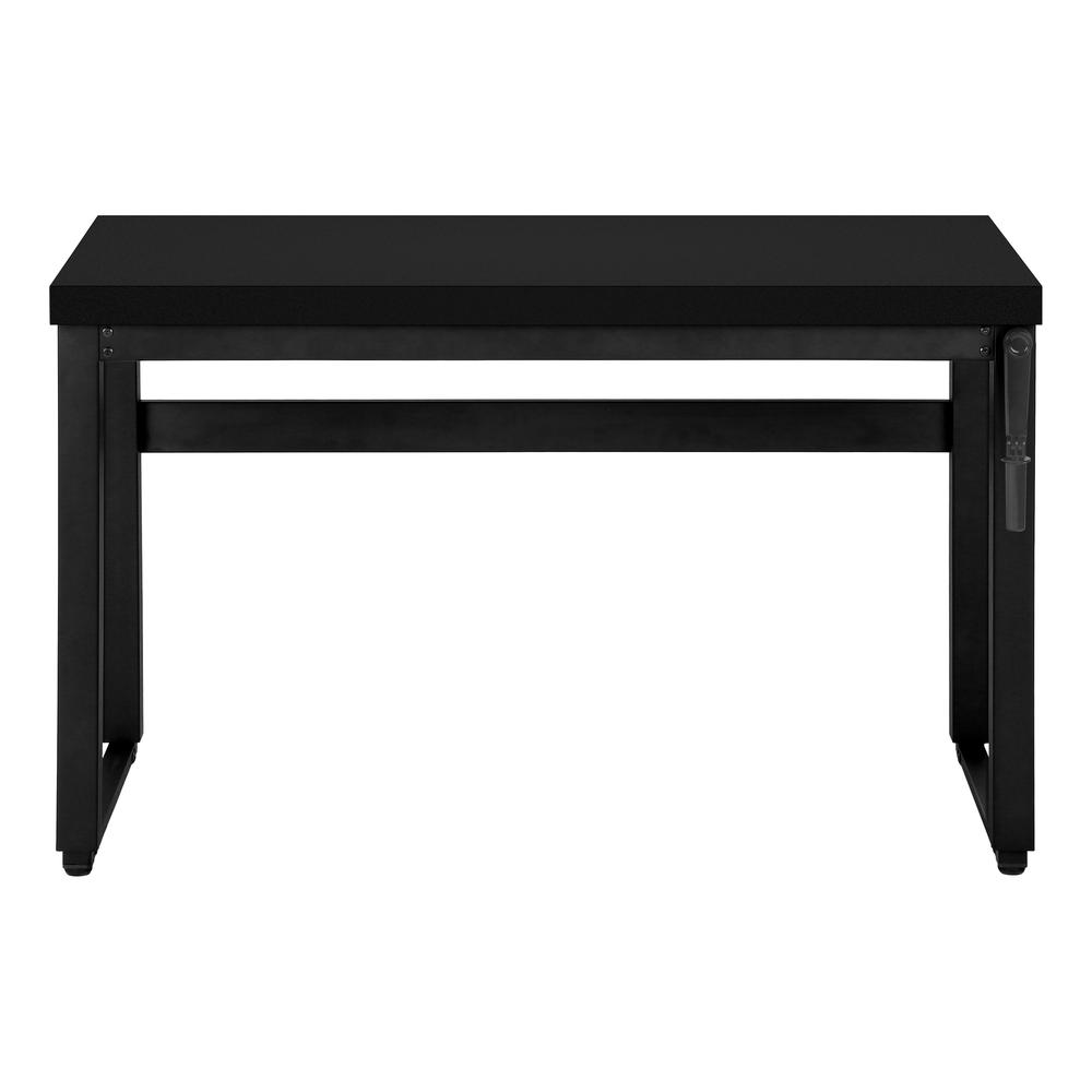 Computer Desk, Home Office, Standing, Adjustable, 48L, Work, Laptop. Picture 3