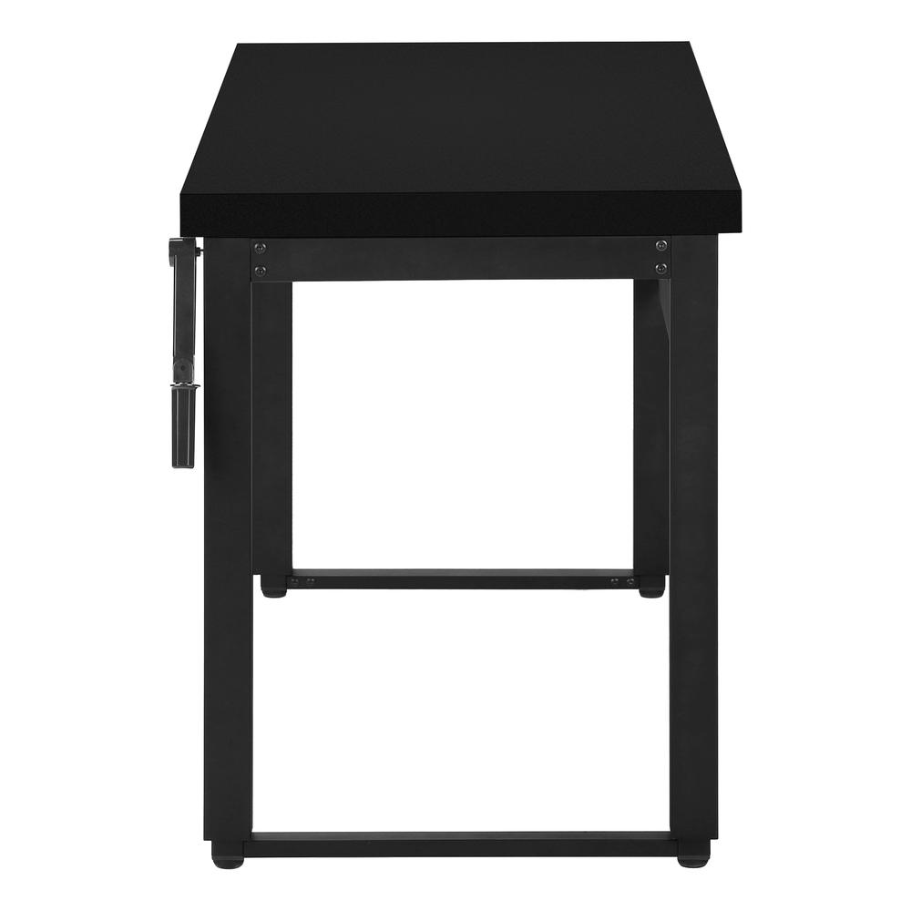 Computer Desk, Home Office, Standing, Adjustable, 48L, Work, Laptop. Picture 4