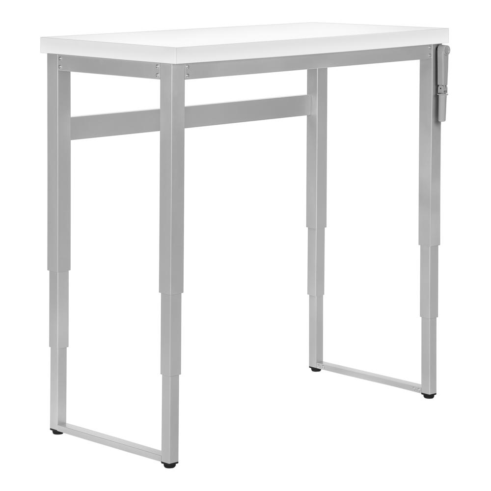 Computer Desk, Home Office, Standing, Adjustable, 48L, Work, Laptop. Picture 2