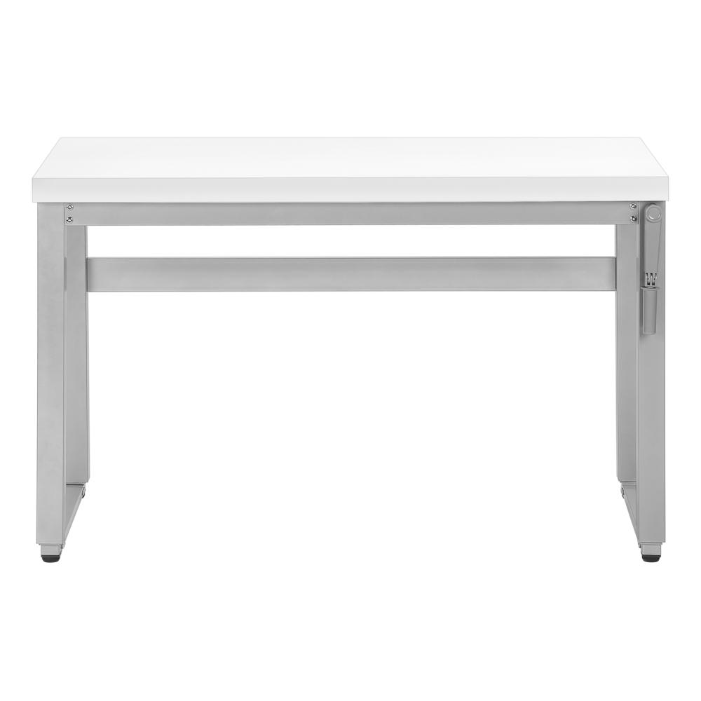 Computer Desk, Home Office, Standing, Adjustable, 48L, Work, Laptop. Picture 3