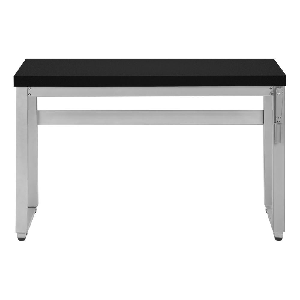 Computer Desk, Home Office, Standing, Adjustable, 48L, Work, Laptop. Picture 3