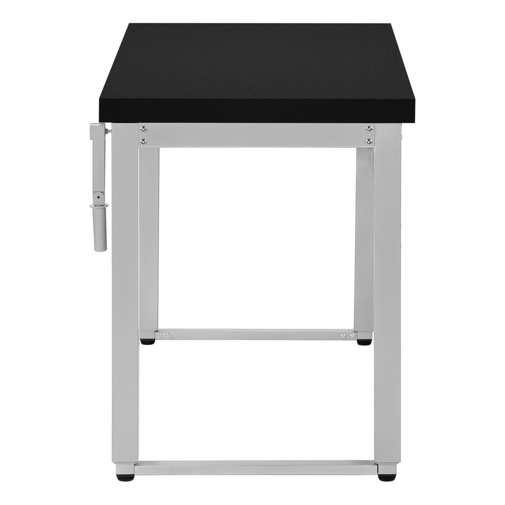 Computer Desk, Home Office, Standing, Adjustable, 48L, Work, Laptop. Picture 4