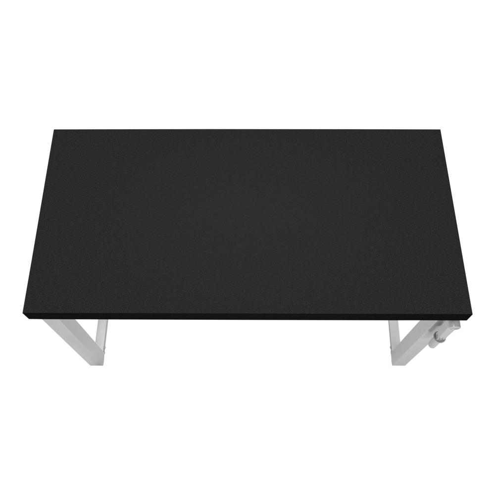Computer Desk, Home Office, Standing, Adjustable, 48L, Work, Laptop. Picture 6