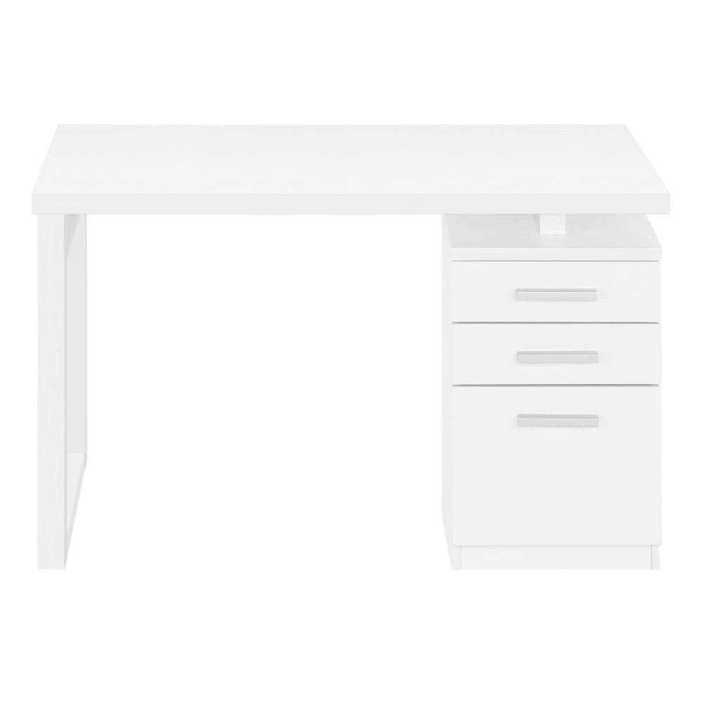 Computer Desk, Home Office, Laptop, Left, Right Set-up, Storage Drawers, 48L. Picture 2