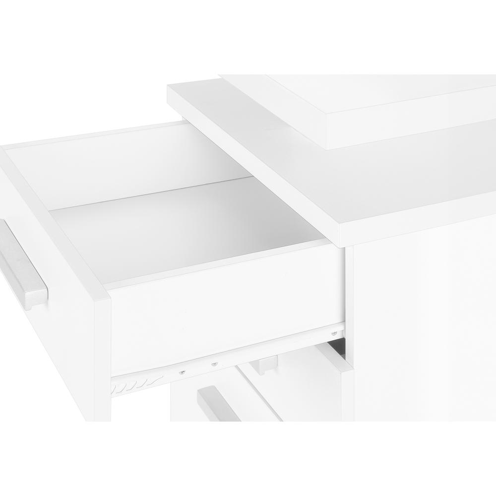 Computer Desk, Home Office, Laptop, Left, Right Set-up, Storage Drawers, 48L. Picture 7