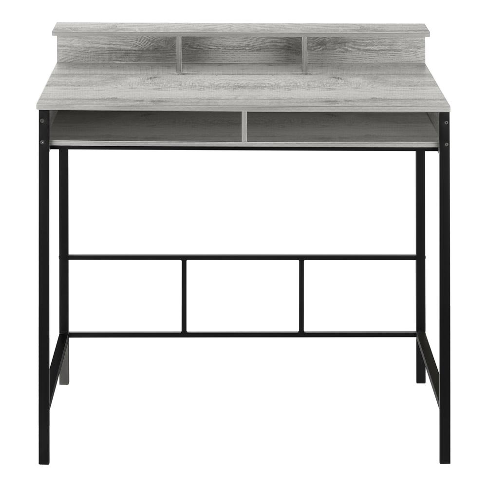 Computer Desk, Home Office, Standing, Storage Shelves, 48L, Work, Laptop. Picture 2