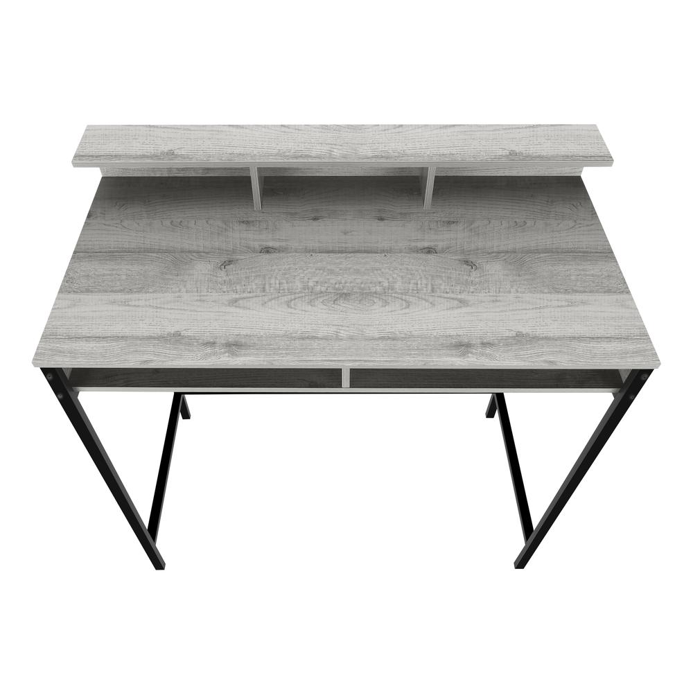 Computer Desk, Home Office, Standing, Storage Shelves, 48L, Work, Laptop. Picture 5