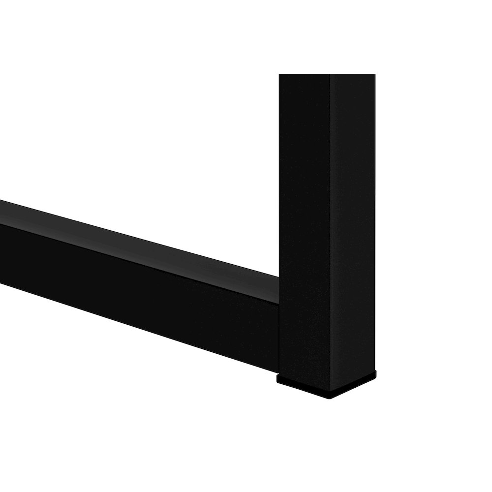 Contemporary Office Hutch in Grey,Black color. Picture 7
