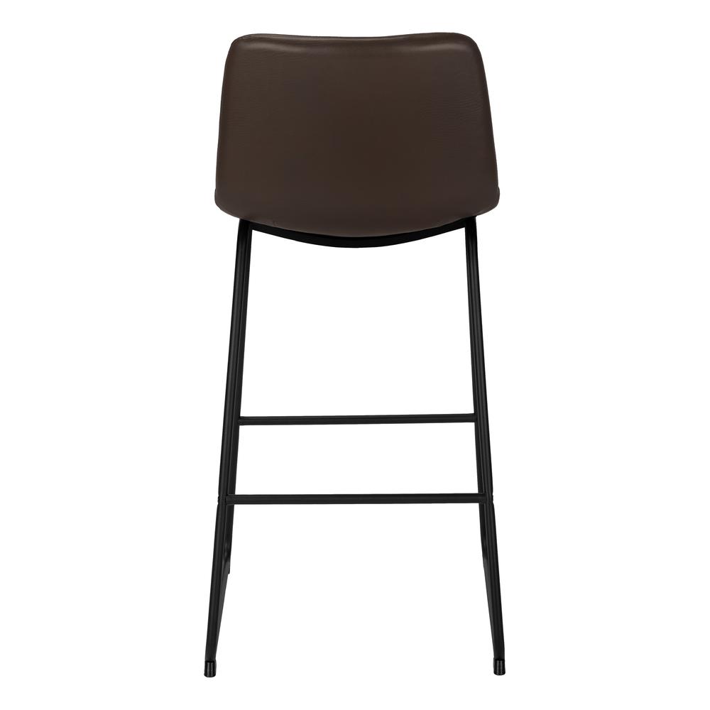 Office Chair, Bar Height, Standing, Computer Desk, Work, Brown Leather Look. Picture 5
