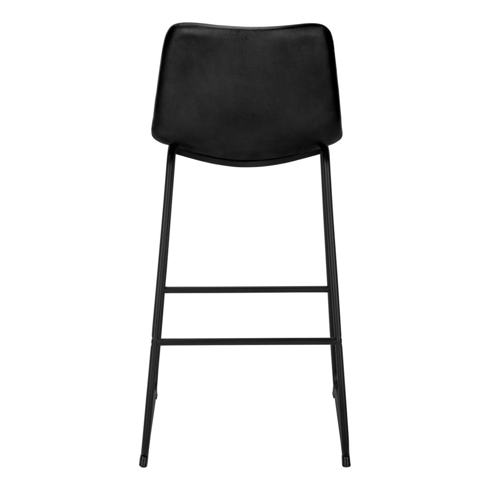 Office Chair, Bar Height, Standing, Computer Desk, Work, Black Leather Look. Picture 5