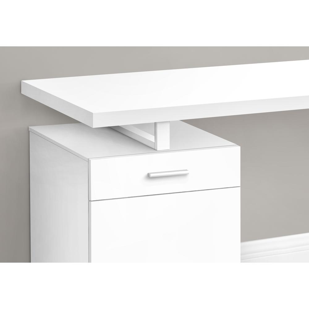 Computer Desk, Home Office, Laptop, Left, Right Set-up, Storage Drawers, 48L. Picture 3