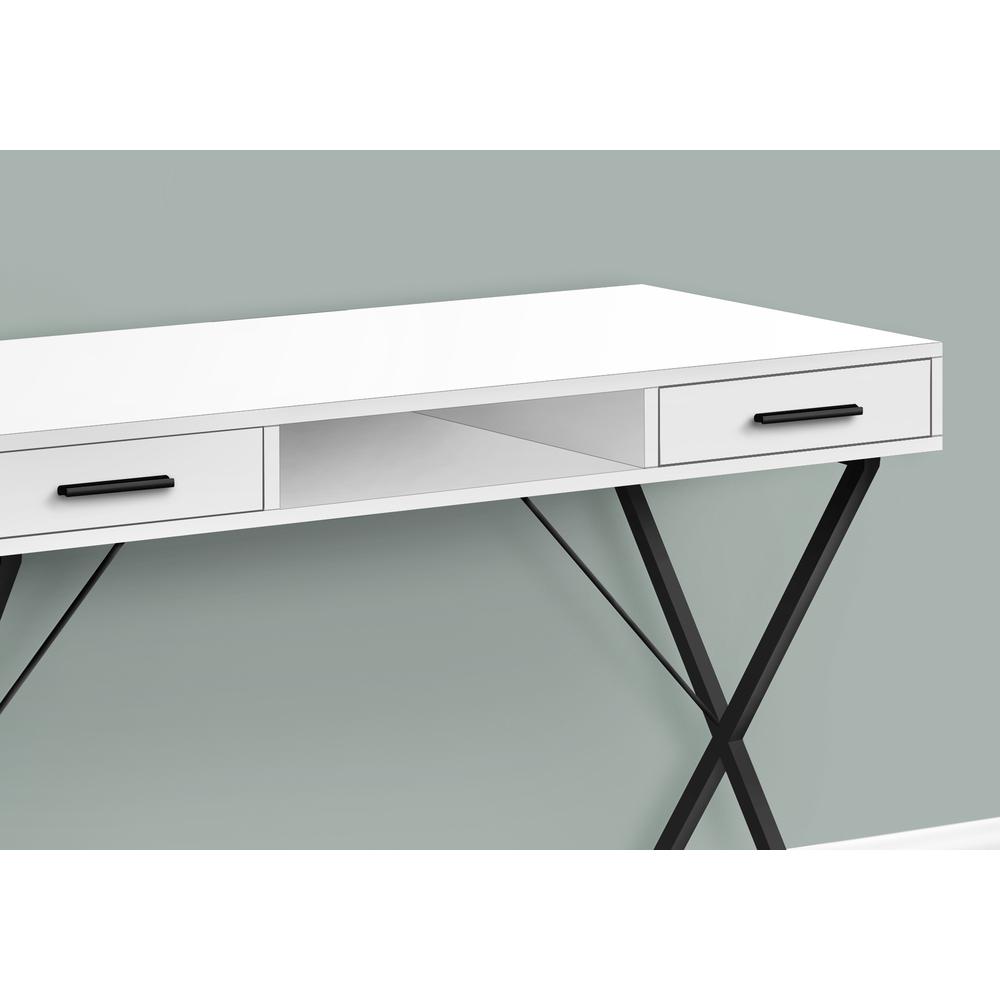 Computer Desk, Home Office, Laptop, Left, Right Set-up, Storage Drawers, 42L. Picture 3