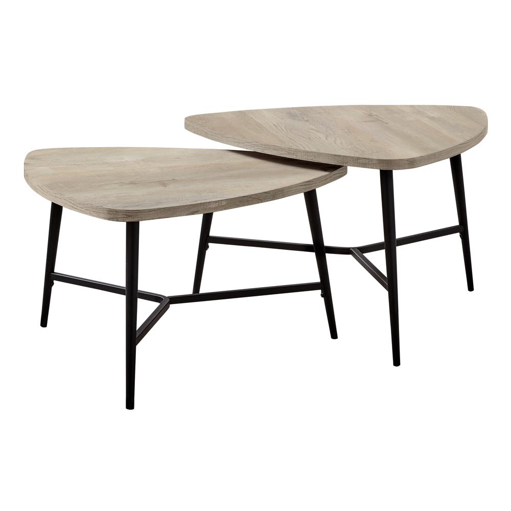 Table Set, 2pcs Set, Coffee, End, Side, Accent, Living Room. Picture 1