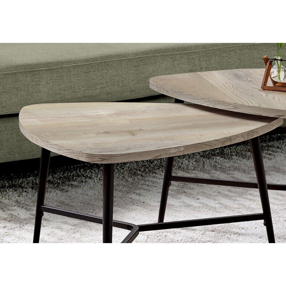 Table Set, 2pcs Set, Coffee, End, Side, Accent, Living Room. Picture 3