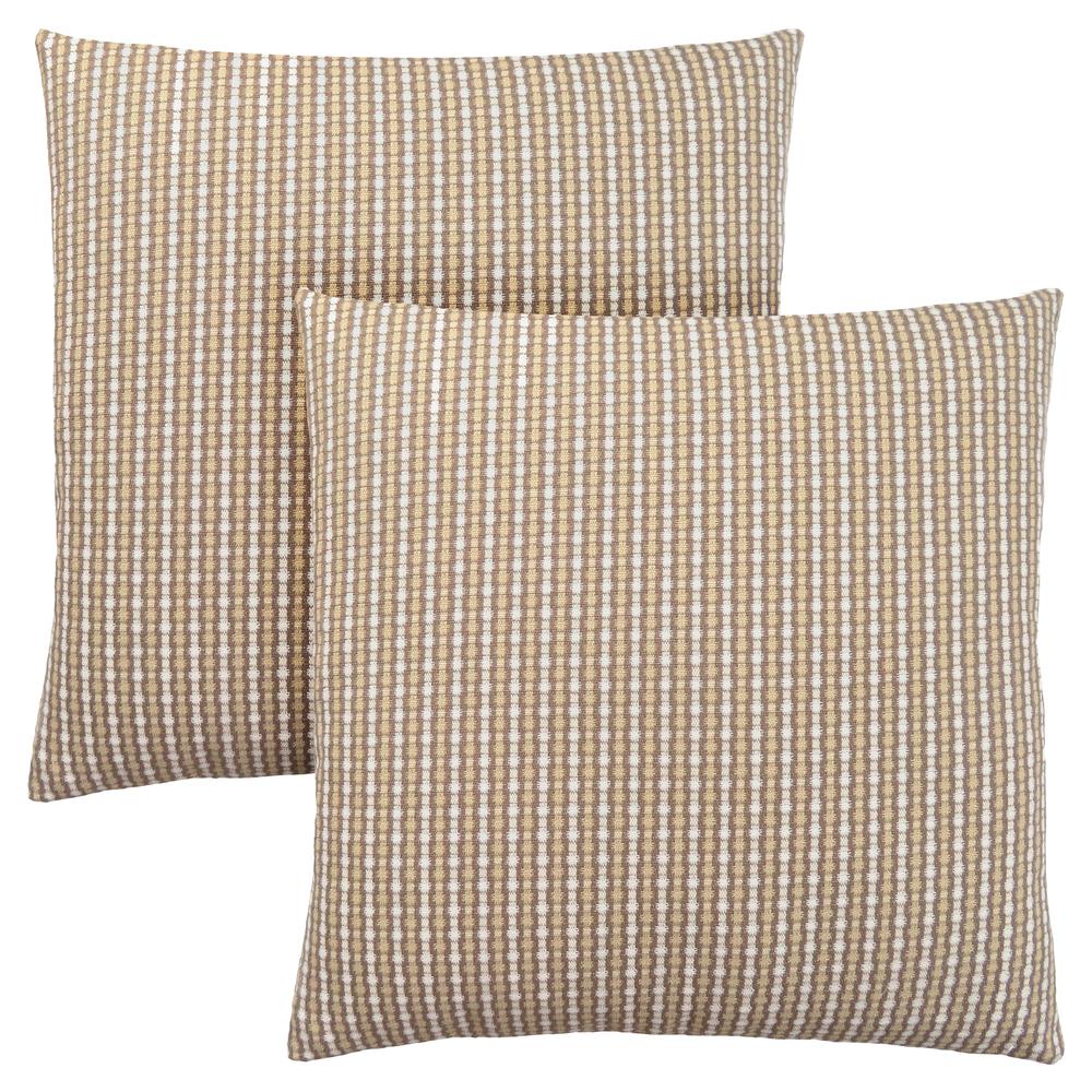 Pillows, Set Of 2, 18 X 18 Square, Insert Included, Decorative Throw, Accent. Picture 1