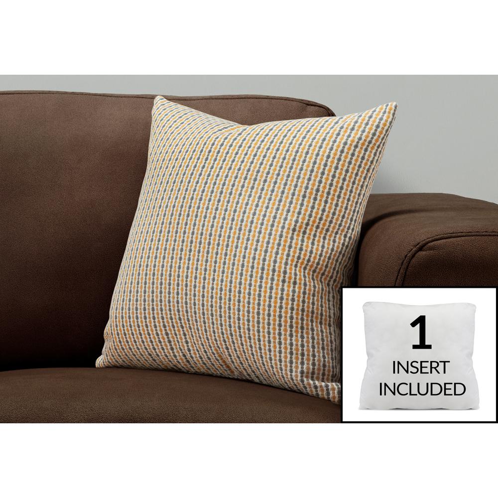 Pillows, 18 X 18 Square, Insert Included, Decorative Throw, Accent, Sofa. Picture 3
