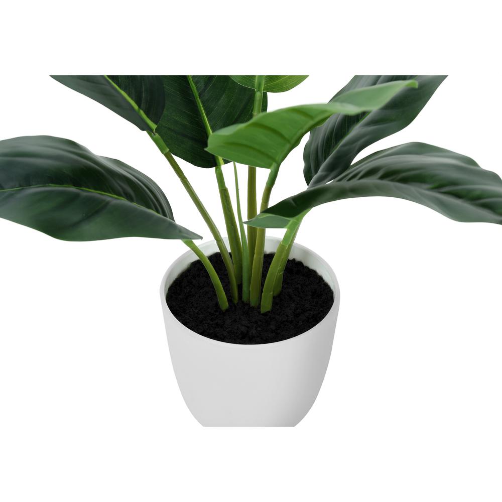 Artificial Plant, 17 Tall, Aureum, Indoor, Faux, Fake, Table, Greenery, Potted. Picture 2