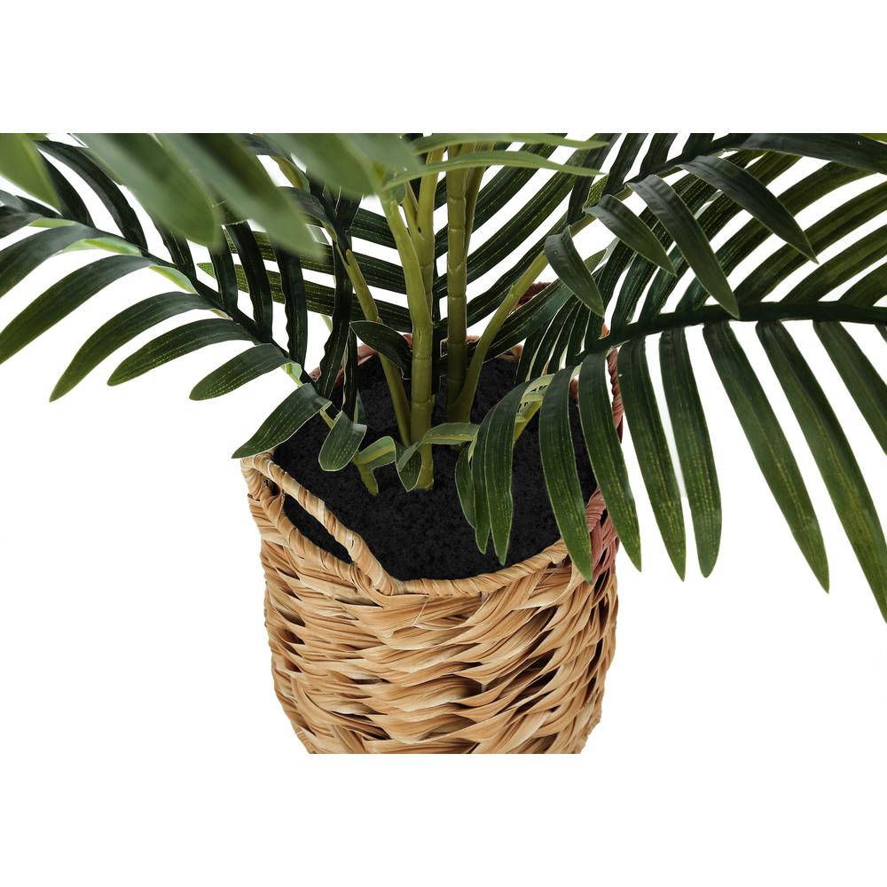 Artificial Plant, 24 Tall, Palm, Indoor, Faux, Fake, Table, Floor, Greenery. Picture 2