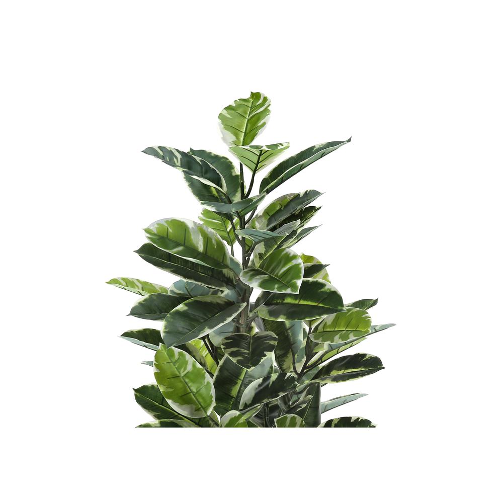 Artificial Plant, 52 Tall, Rubber Tree, Indoor, Faux, Fake, Floor, Greenery. Picture 4