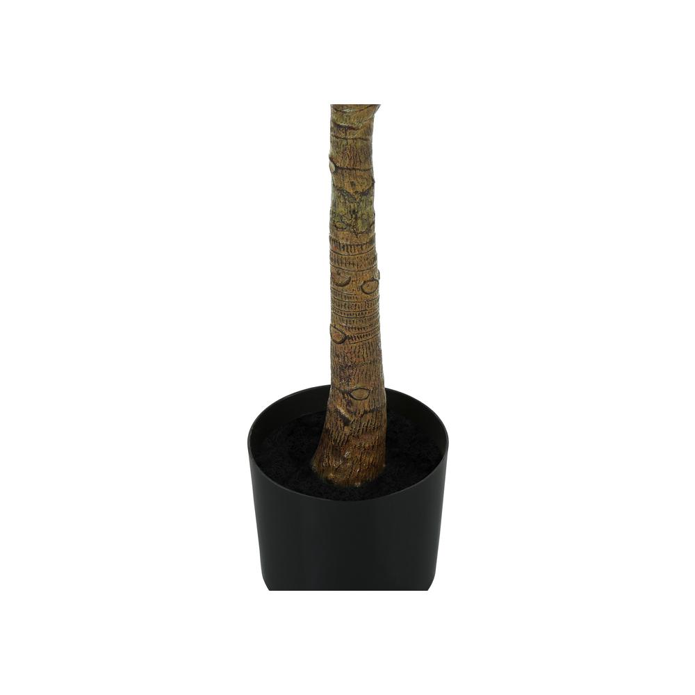 Artificial Plant, 47 Tall, Fiddle Tree, Indoor, Faux, Fake, Floor, Greenery. Picture 2