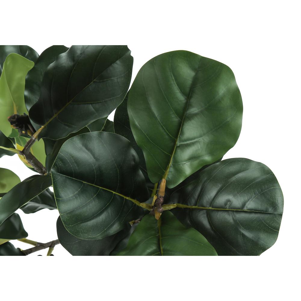 Artificial Plant, 47 Tall, Fiddle Tree, Indoor, Faux, Fake, Floor, Greenery. Picture 3