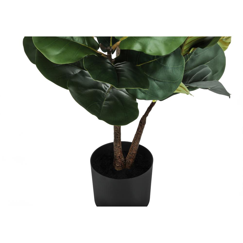 Artificial Plant, 49 Tall, Fiddle Tree, Indoor, Faux, Fake, Floor, Greenery. Picture 2