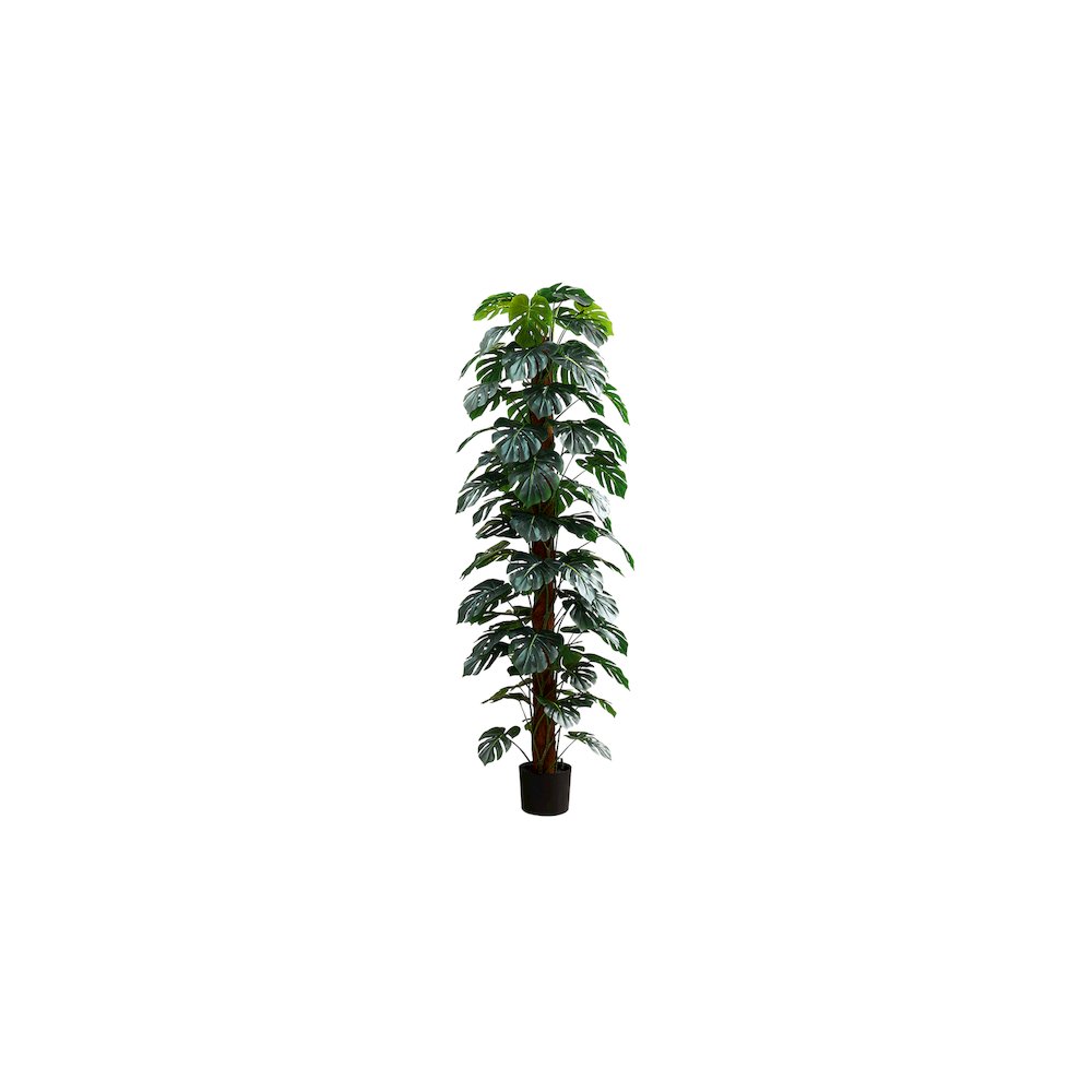 Artificial Plant, 83" Tall, Monstera Tree, Floor, Indoor. Picture 1