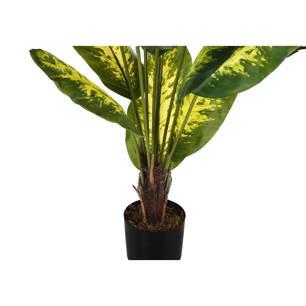 Artificial Plant, 47 Tall, Evergreen Tree, Indoor, Faux, Fake, Floor, Greenery. Picture 2