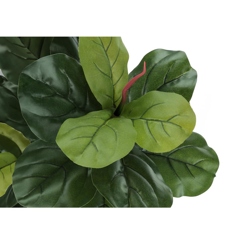 Artificial Plant, 47 Tall, Fiddle Tree, Indoor, Faux, Fake, Floor, Greenery. Picture 3