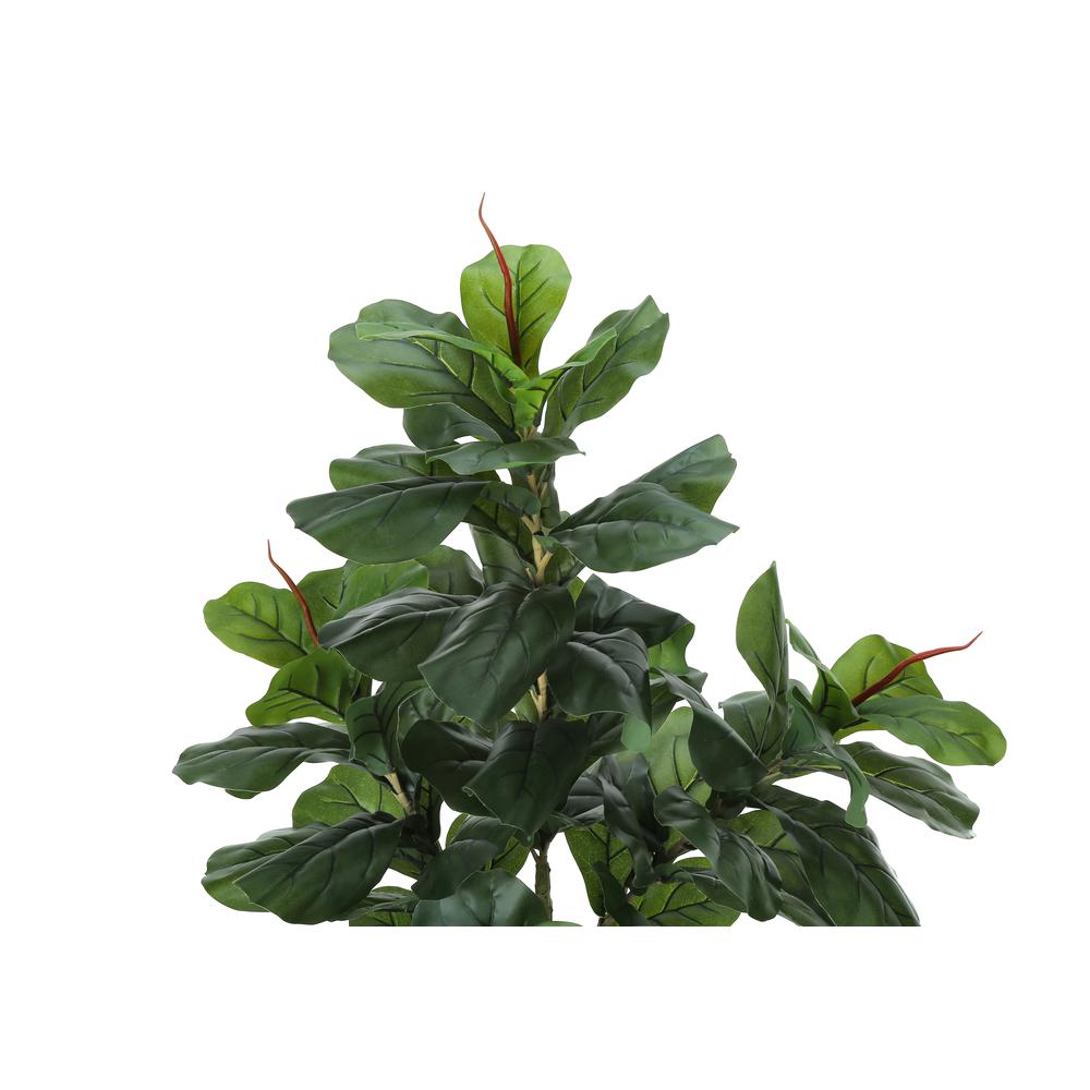 Artificial Plant, 47 Tall, Fiddle Tree, Indoor, Faux, Fake, Floor, Greenery. Picture 4