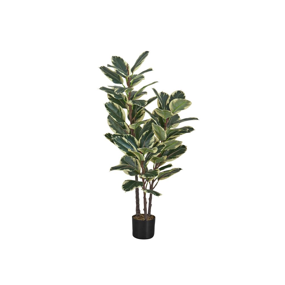 Artificial Plant, 47 Tall, Oak Tree, Indoor, Faux, Fake, Floor, Greenery. Picture 1