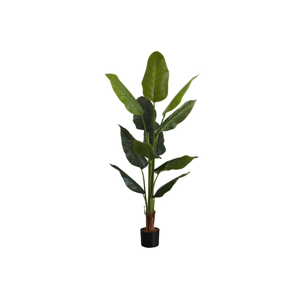 Artificial Plant, 59 Tall, Strelitzia Tree, Indoor, Faux, Fake, Floor. Picture 1