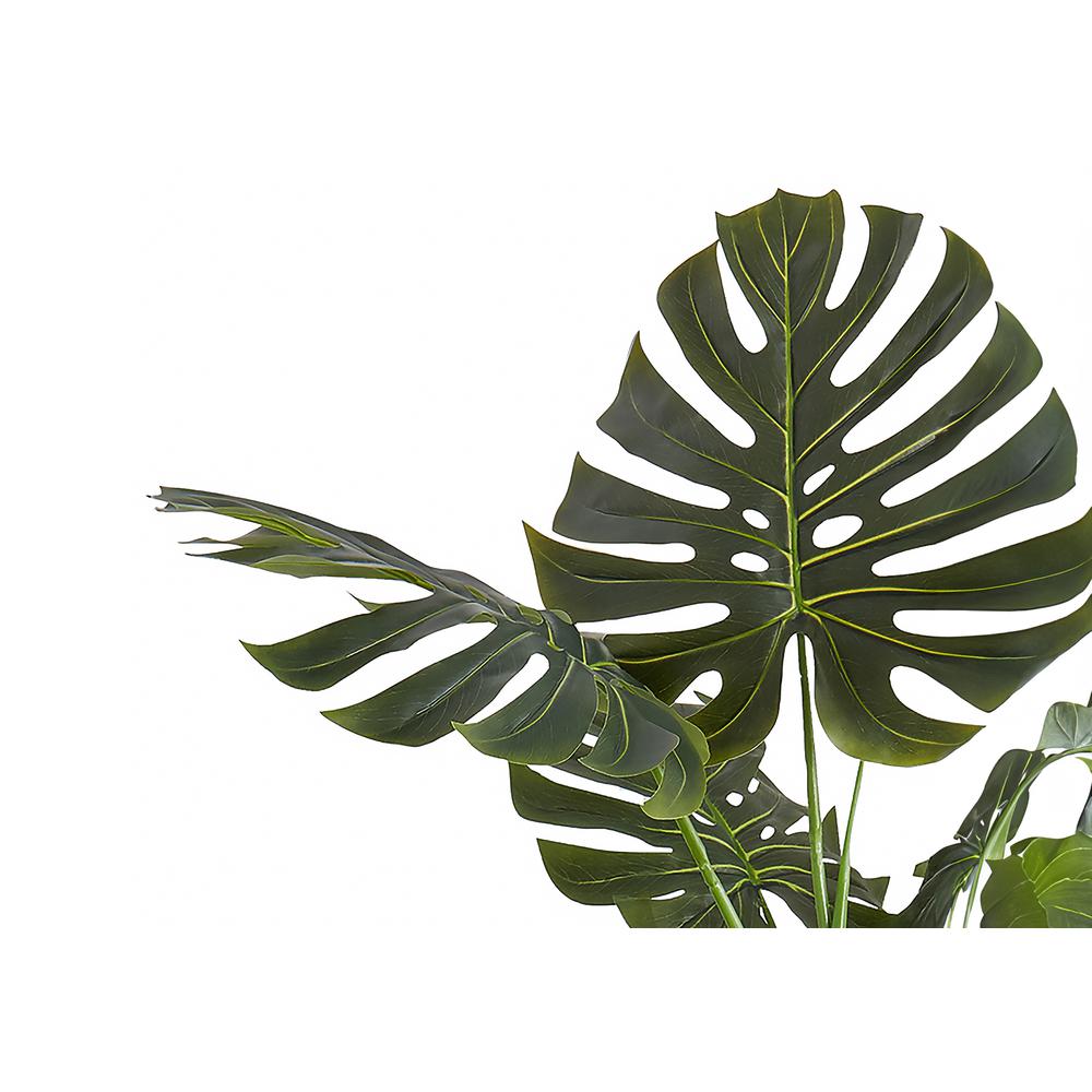 Artificial Plant, 55 Tall, Monstera Tree, Indoor, Faux, Fake, Floor, Greenery. Picture 3