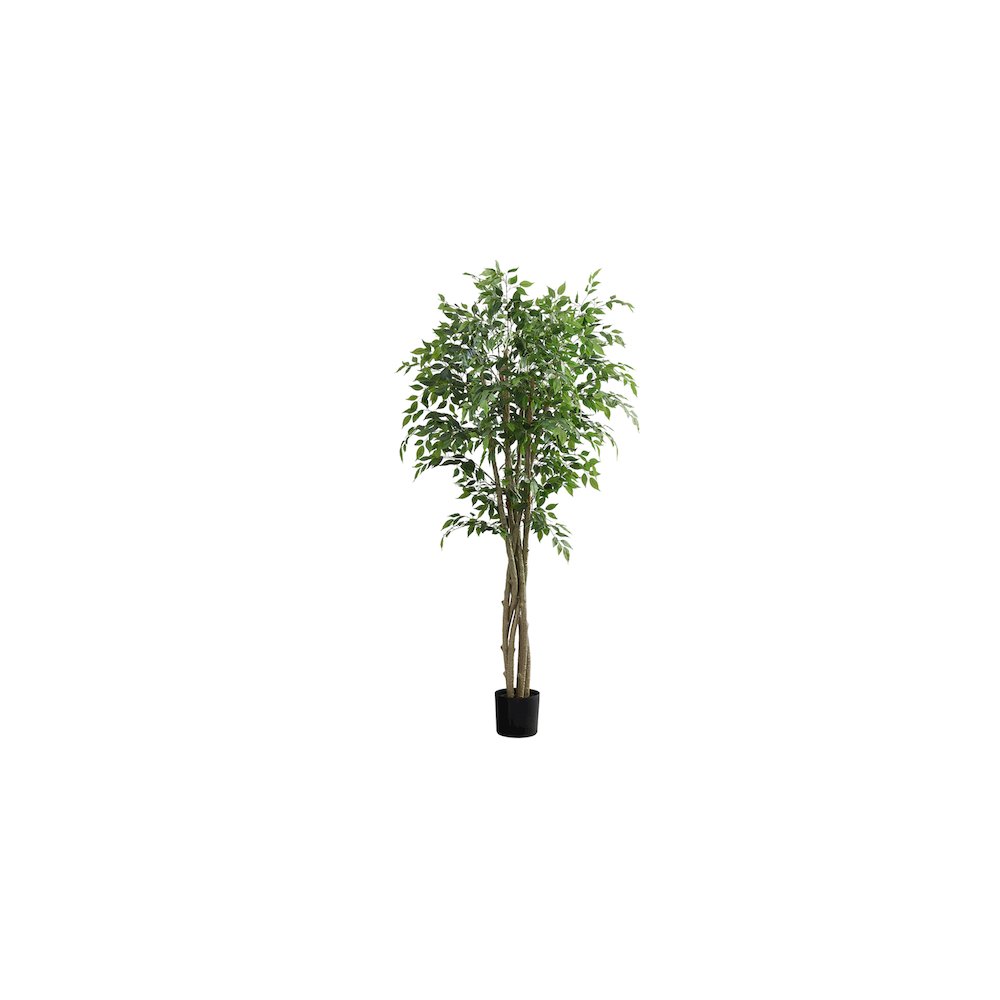 Artificial Plant, 79" Tall, Ficus Tree, Floor. Picture 1