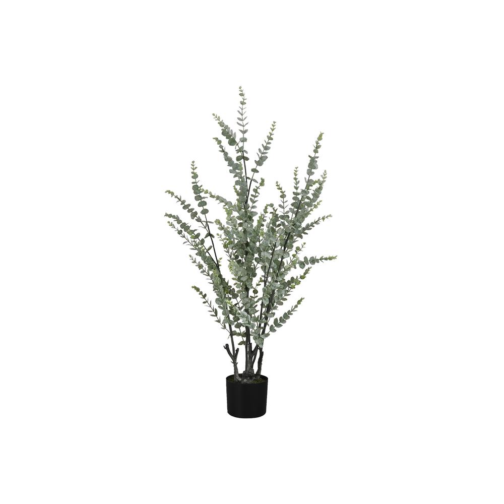 Artificial Plant, 44 Tall, Eucalyptus Tree, Indoor, Faux, Fake, Floor. Picture 1