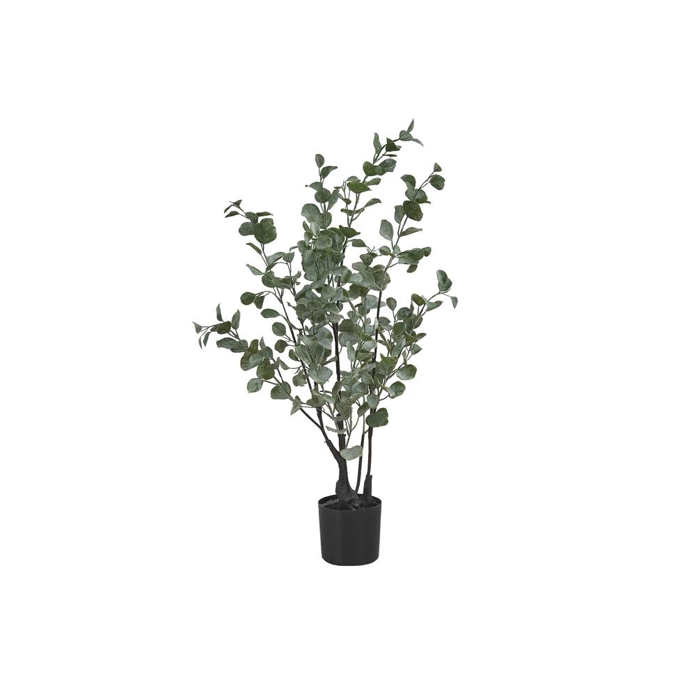 Artificial Plant, 35 Tall, Eucalyptus Tree, Indoor, Faux, Fake, Floor. Picture 1