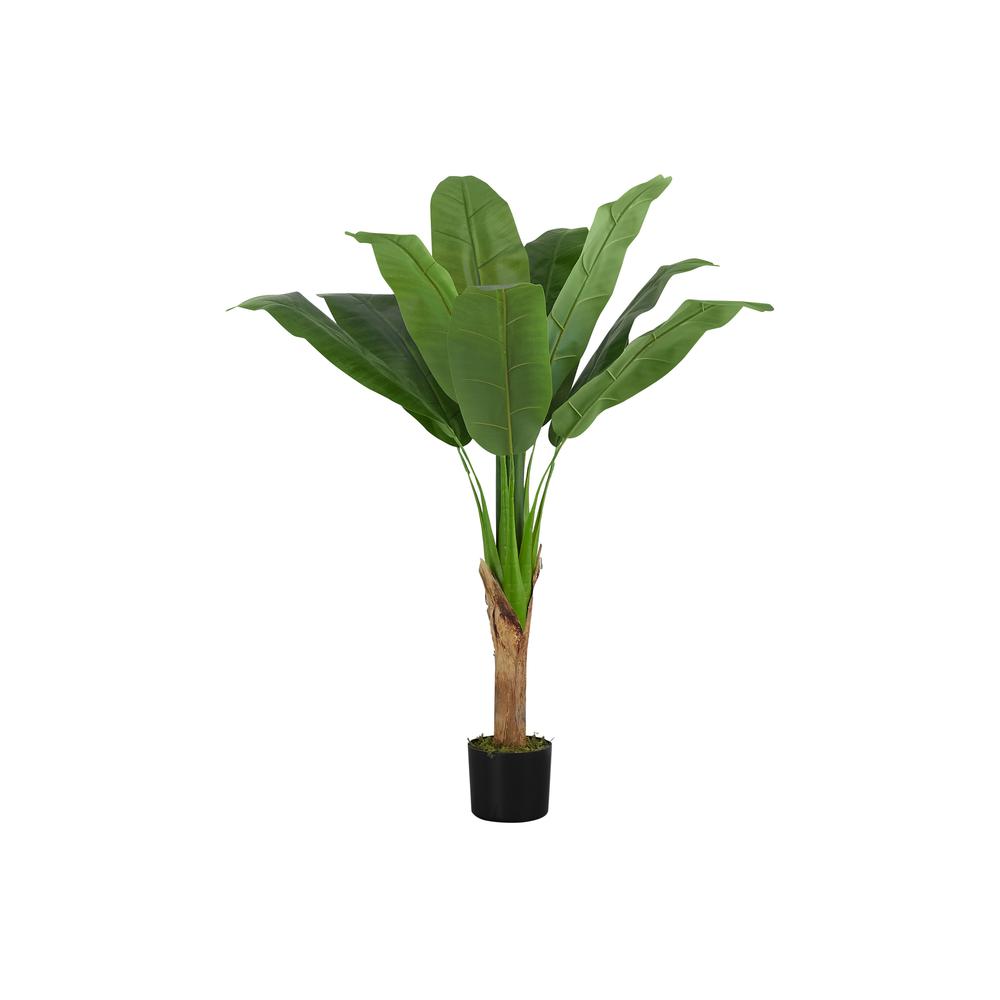 Artificial Plant, 43 Tall, Banana Tree, Indoor, Faux, Fake, Floor, Greenery. Picture 1