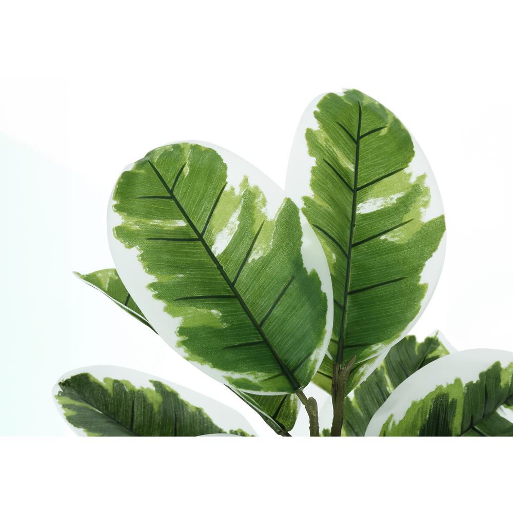 Artificial Plant, 27 Tall, Rubber, Indoor, Faux, Fake, Table, Greenery, Potted. Picture 3
